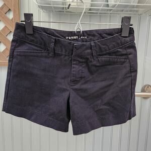 Old Navy Black Pixie Jean Shorts